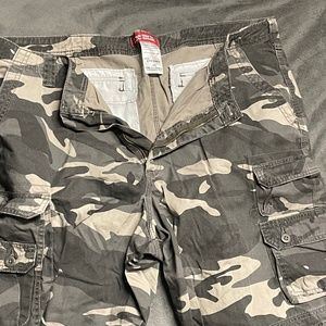 Camo Cargo Shorts